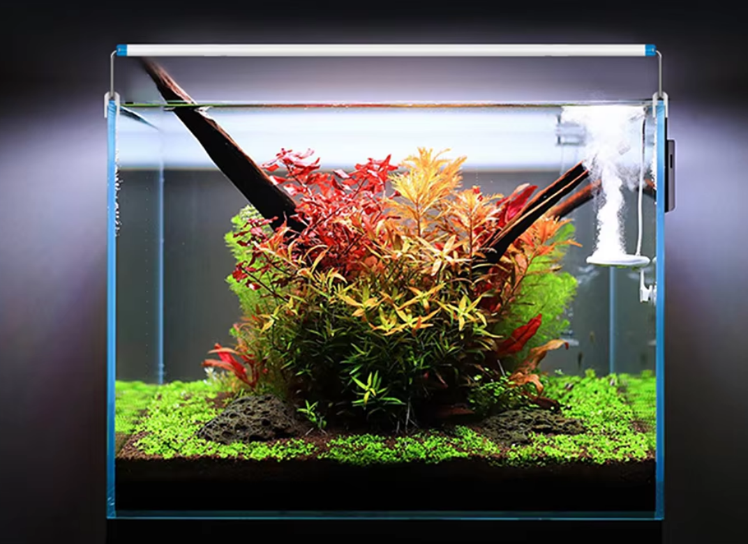 18-70CM Super Slim LED Aquarium Lighting Aquatic Plant Light Extensible ...