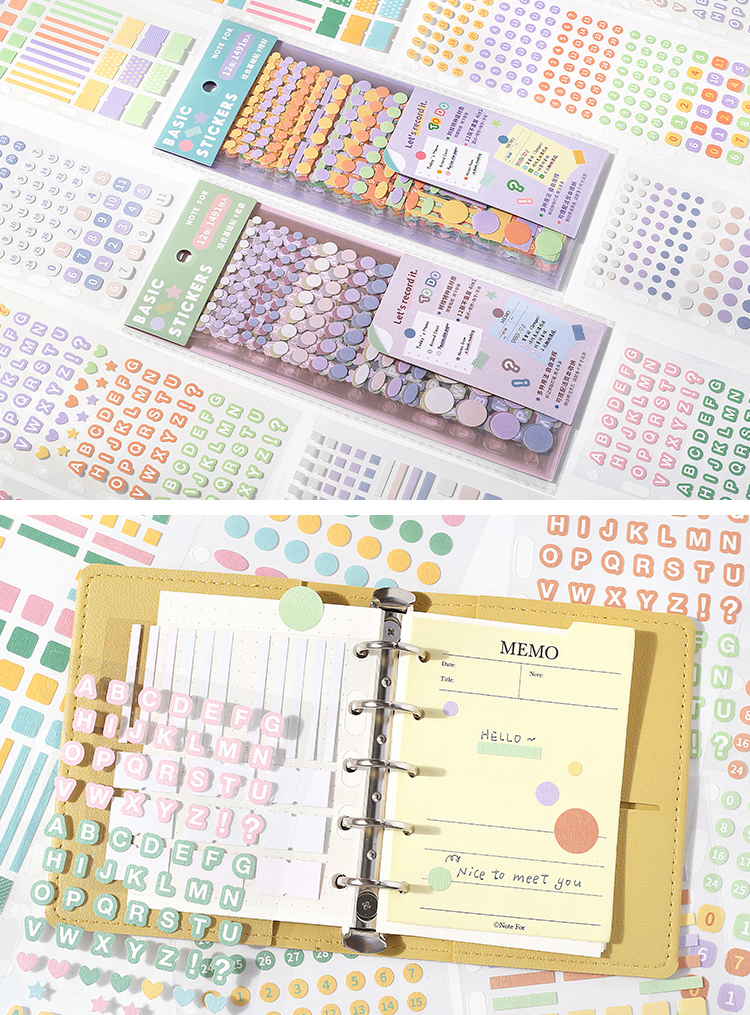 *JUL DEALS* Four Seasons Color Multifunction Basic Stickers Point Index ...