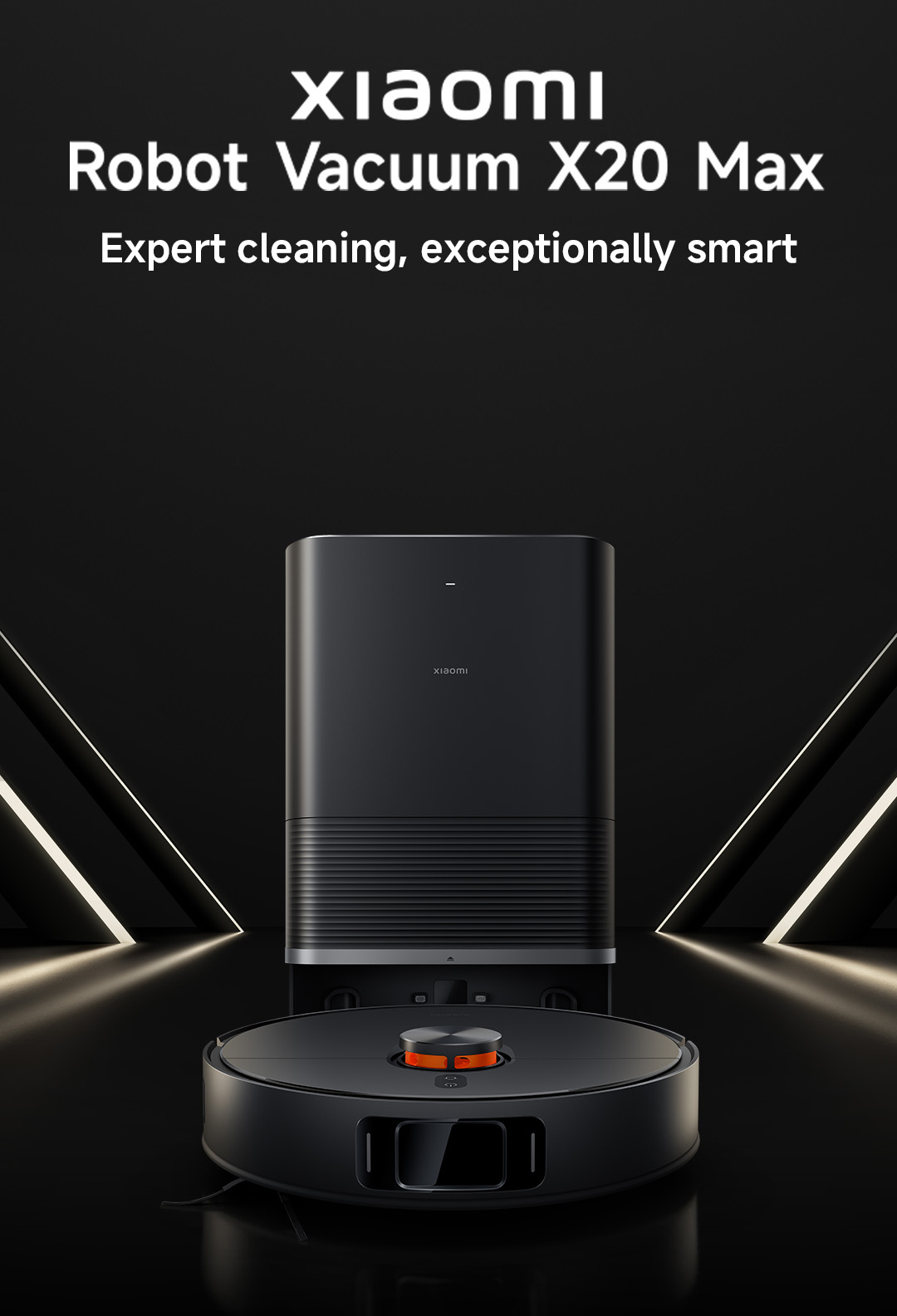 [NEW]Xiaomi Robot Vacuum X20 Max 8000Pa/Extendable mop arm/haircutting
