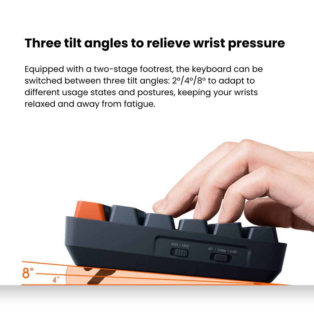 Xiaomi Mechanical Wireless Keyboard TKL Translucent Characters Three ...