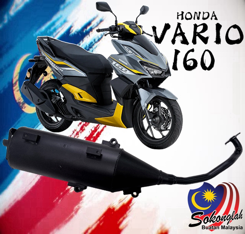 HONDA VARIO160 VARIO 160 STD MUFFLER EJM EXHAUST STANDARD ORI ORIGINAL ...