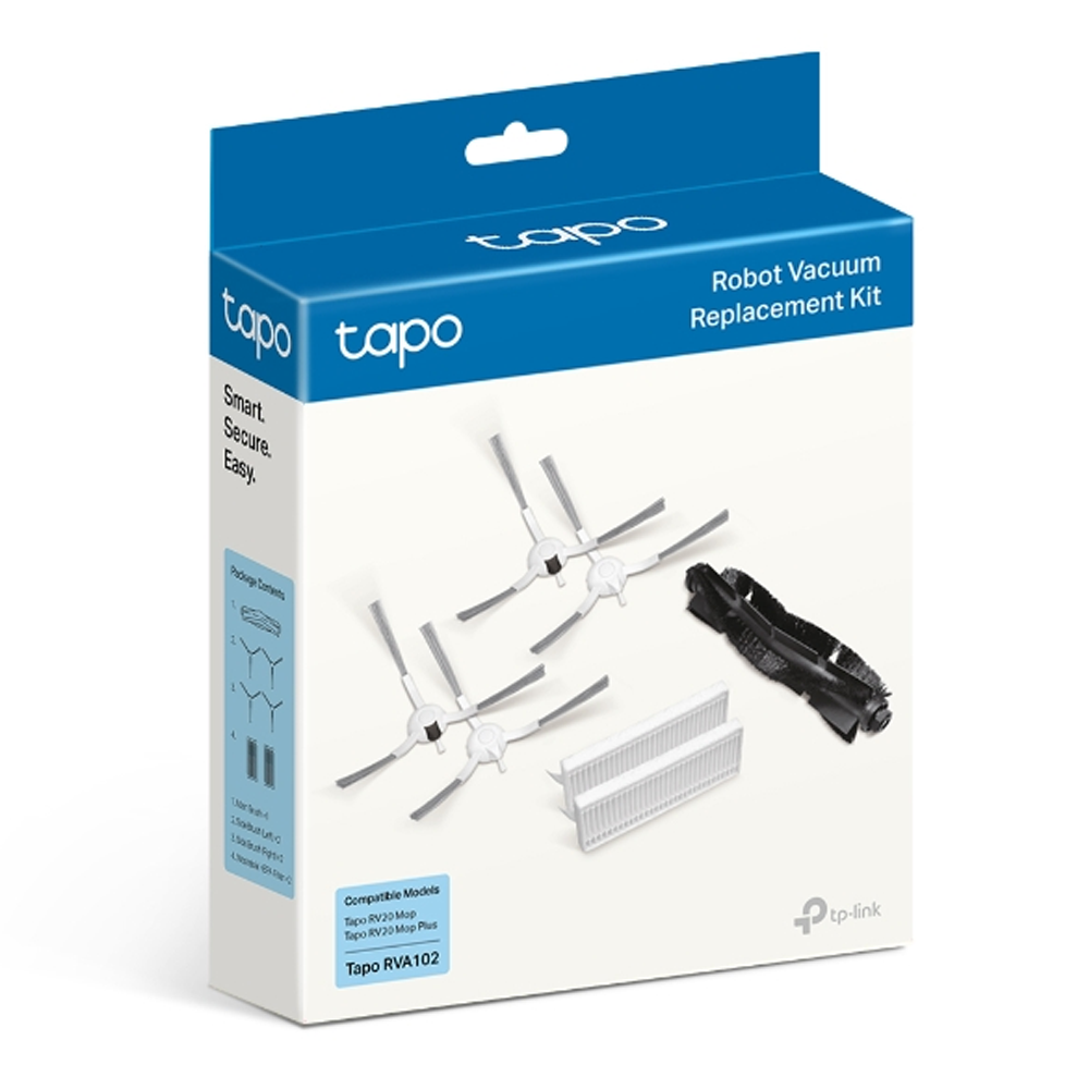 4 Panni In Microfibra Per Mocio Tapo RV30 Max, RV20 E Plus – Pulizia Rapida E Igienica