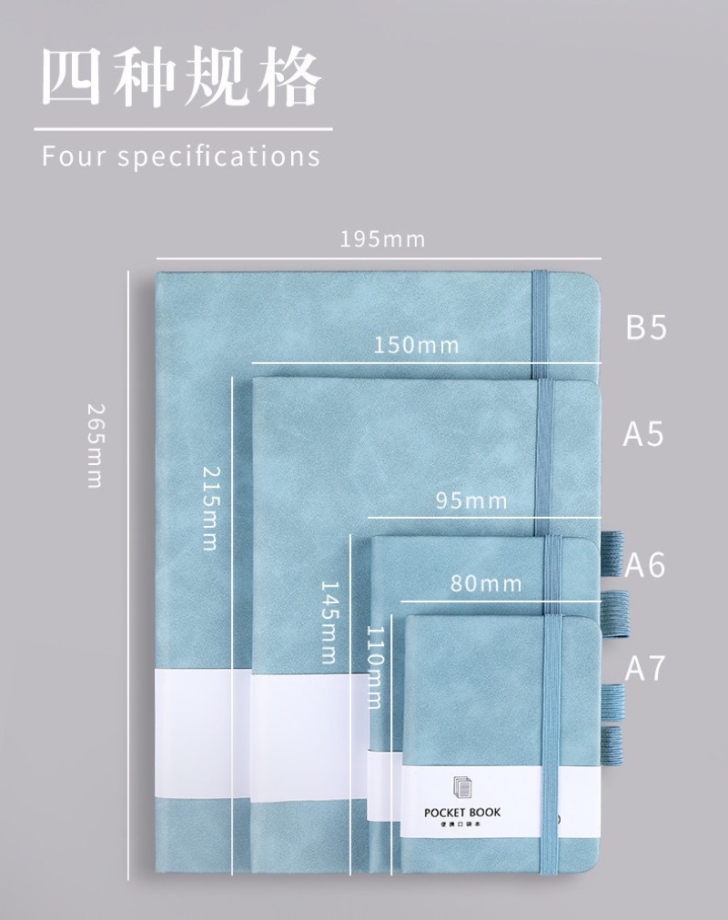 Notebook 80gsm Lined daily Journal A5 A6 A7 Writing Book Buku Nota Buku ...