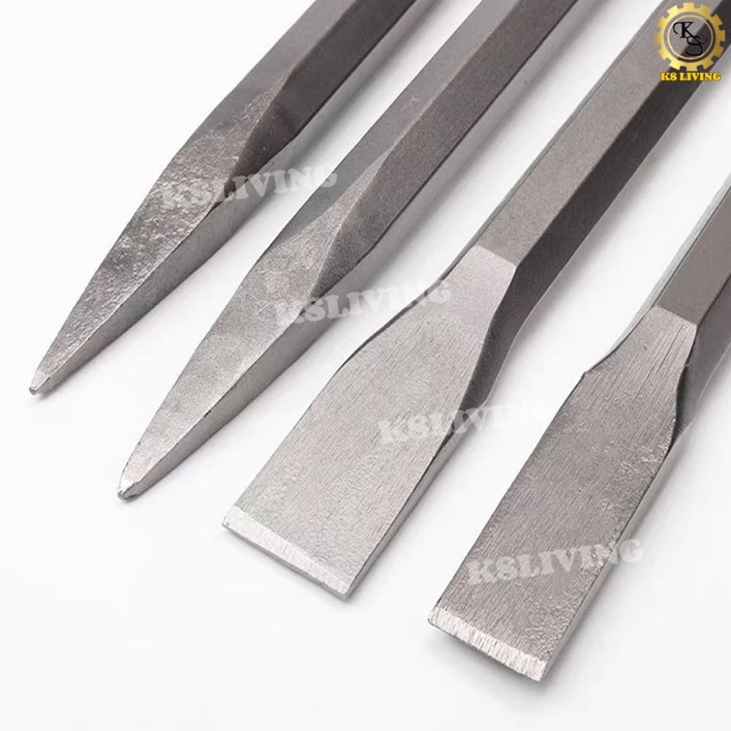Kim.S Heavy Duty HEX Stone Chisel Wall Hack Impact Drill Chisel ...