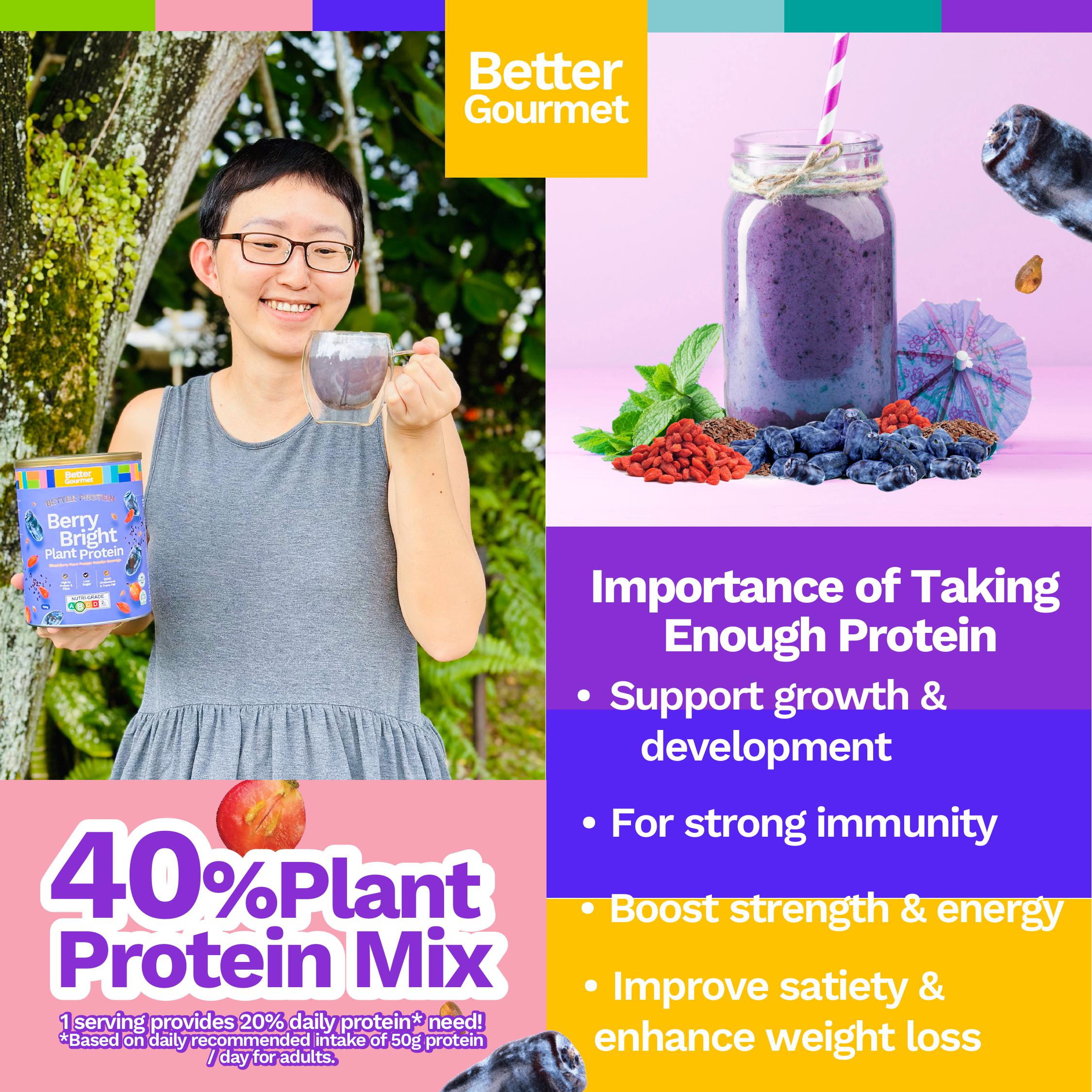 Better Gourmet Haskap Bright Plant Protein 750g | Shopee Malaysia