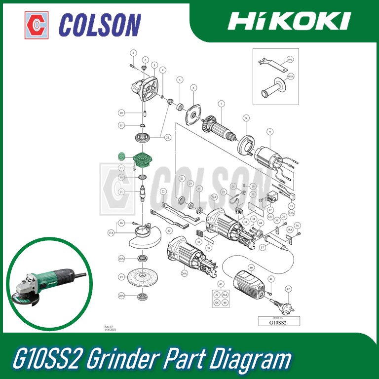 COLSON HIKOKI 338849 G10SS2 Grinder Packing Gland | Shopee Malaysia