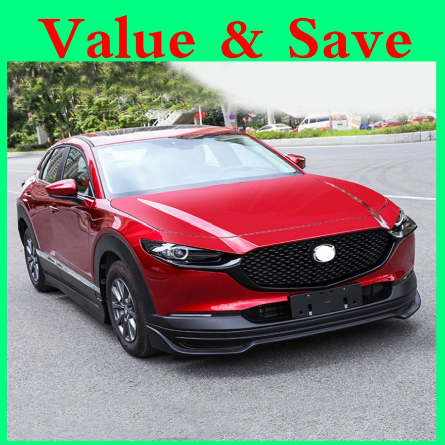 Mazda CX30 AutoExe Design ABS Matte Black Body Kit Car Front Bumper Lip ...