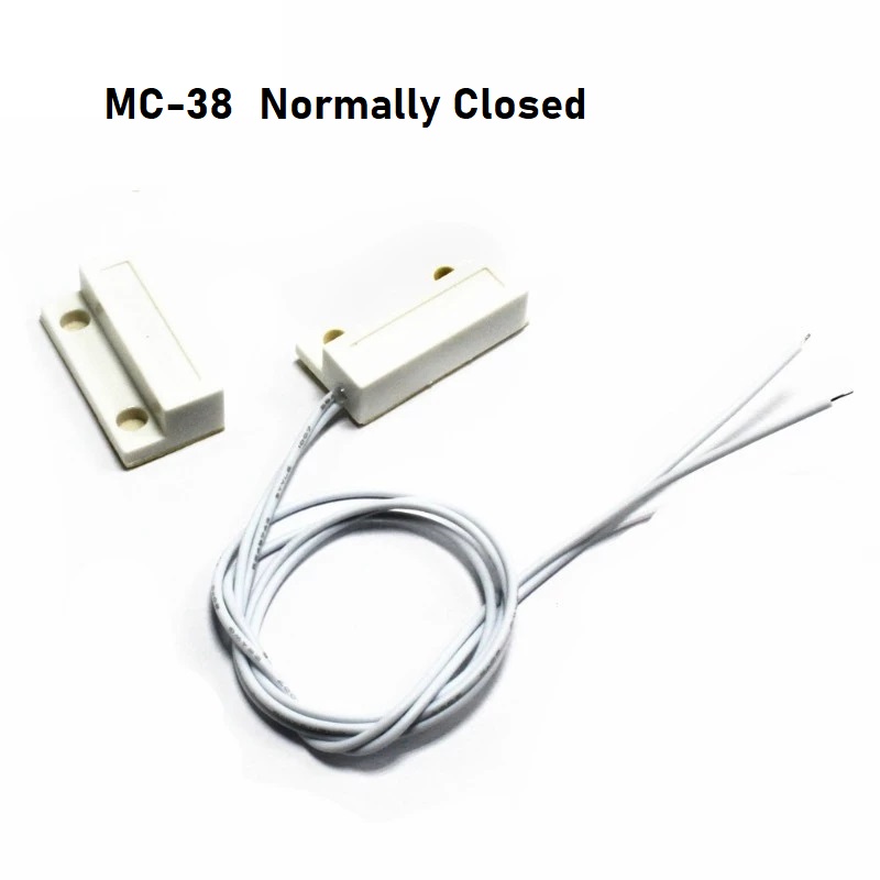 MC-38 Door Window Cabinet Drawer Magnetic Sensor Switch Normally Closed ...