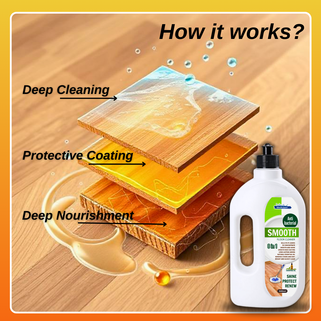 Mediclean 8in1 Smooth Floor Cleaner ( Wax Coating Floor Cleaner, licin ...