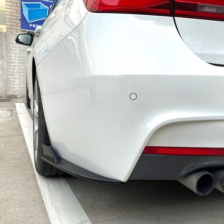 BMW F30 Front Back Canard M sport Bumper MAD Style Lip Splitter ...