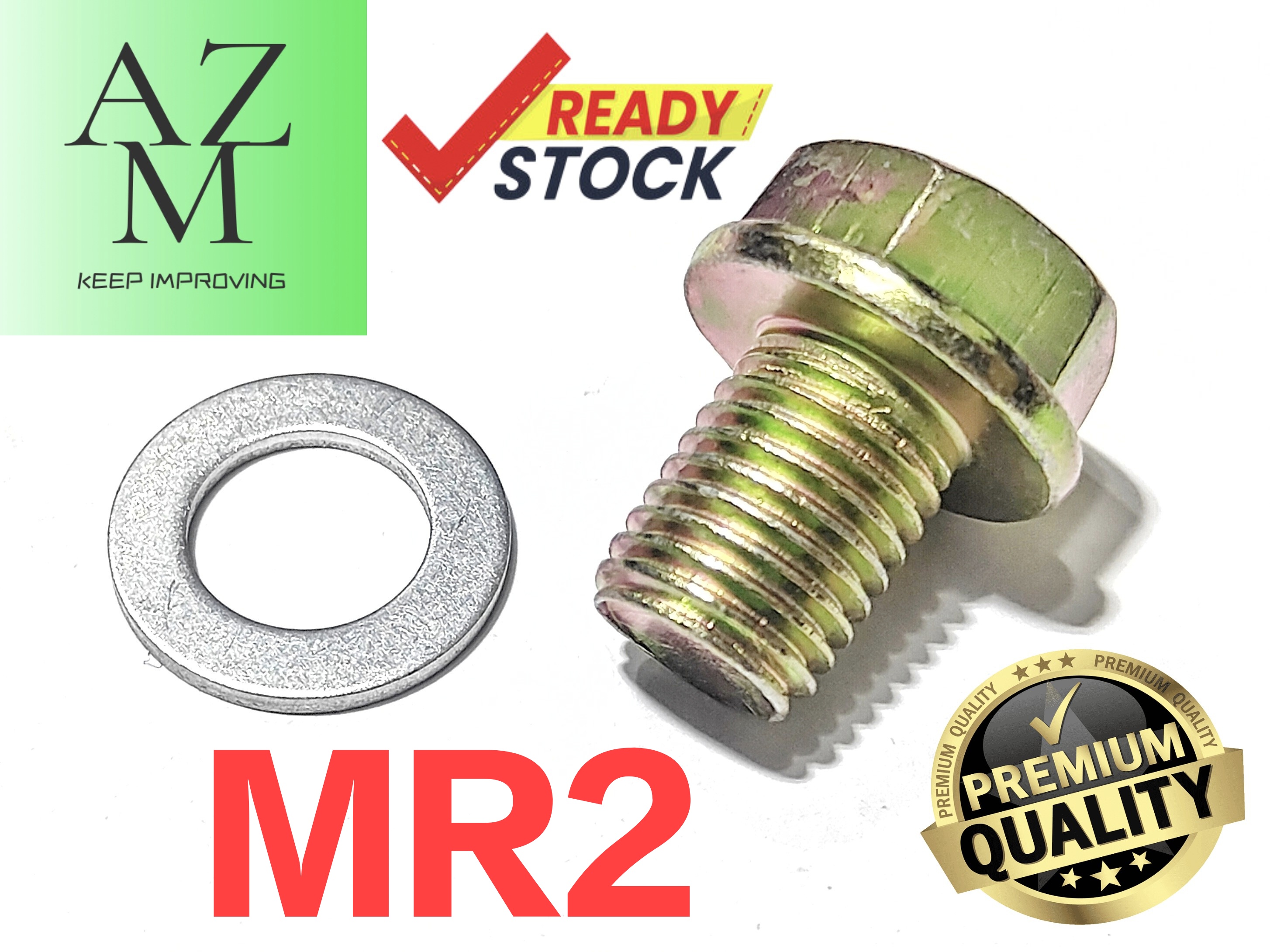 MODENAS MR2 OIL DRAIN NUT / PLUG / BOLT ( STD ) | Shopee Malaysia