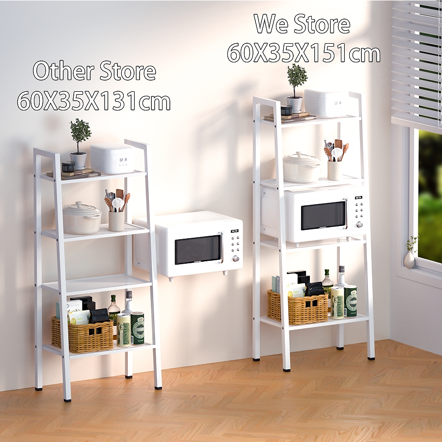 4 Tier Multipurpose Shelf Shelves Lerberg Storage Rack Besi Metal ...