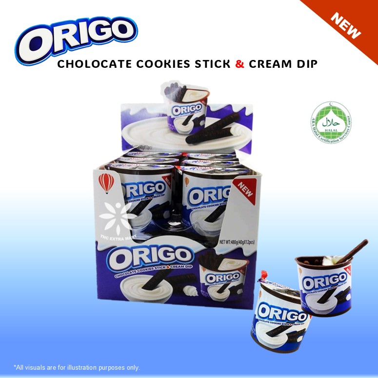 ORIGO CHOCOLATE COOKIES STICK 40G (HALAL) | Shopee Malaysia