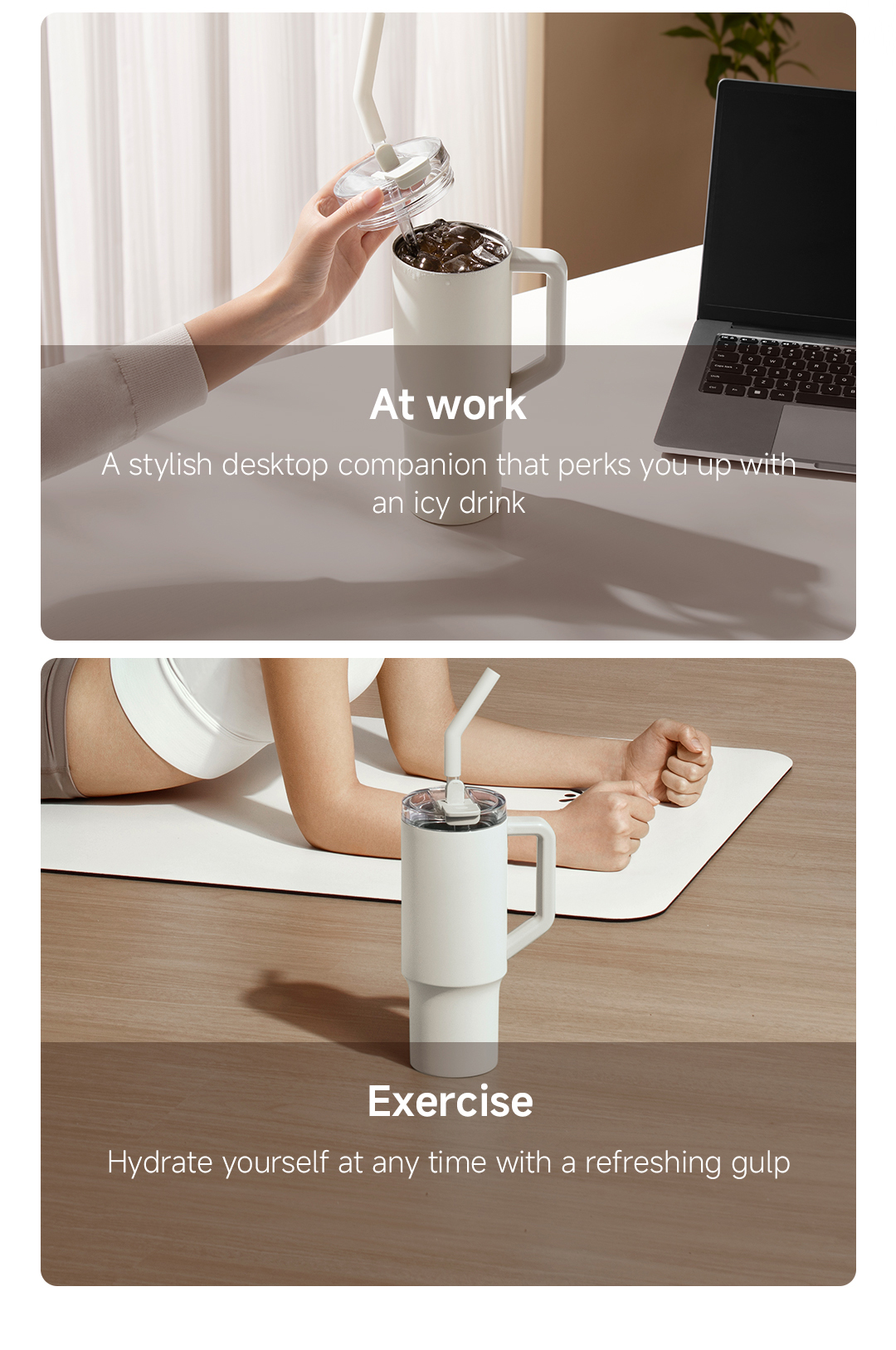 Xiaomi Straw Mug 1 Liter – Edelstahl-Thermobecher Mit Strohhalm, Hält 6h Kalt Oder Warm