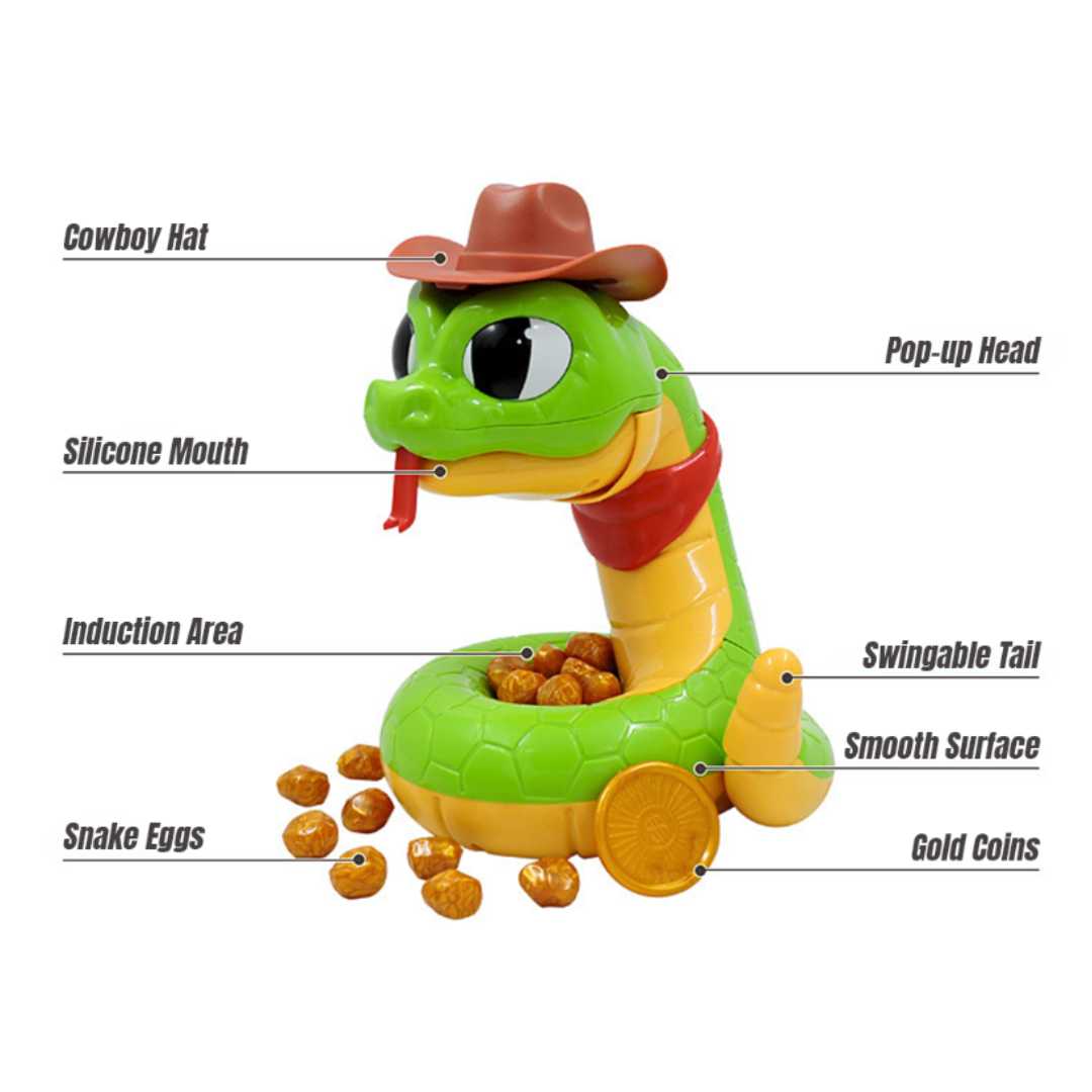 Rattlesnake Jake The Prank Snake Mike Electric Scary Tricky Toy Fun ...