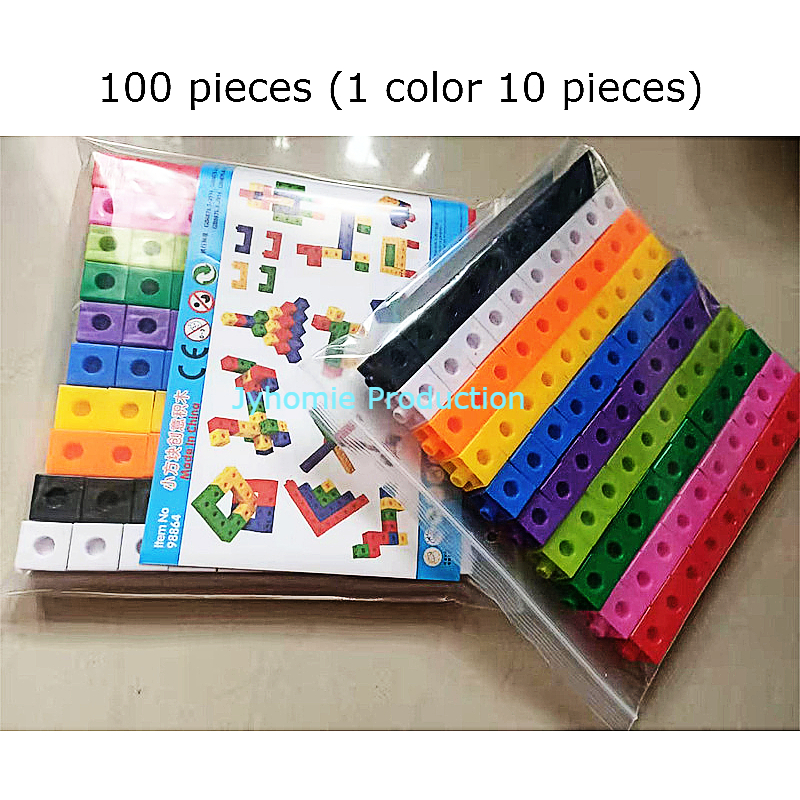 Block Toys for Kid Cube 100 pieces Block Number Block Math Number Block ...