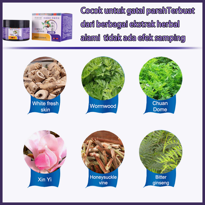 Private Antibacterial Itching Cream Antifungal Herbal Ointment Pruritus ...