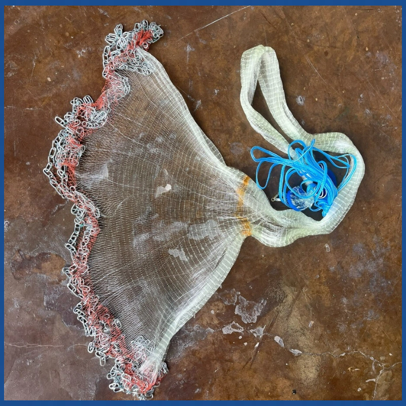 Jaring Ikan 1cm mesh Chain Fishing Net Bubu Ikan BuBu Payung Nylon Jala ...