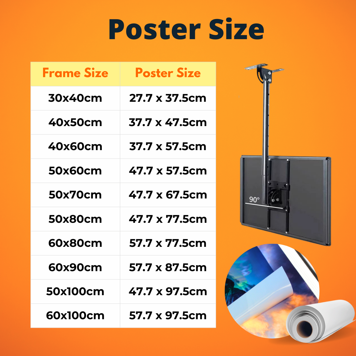 LED Menu Board Display | LED Menu Lightbox Display Fixed Pole | LED ...