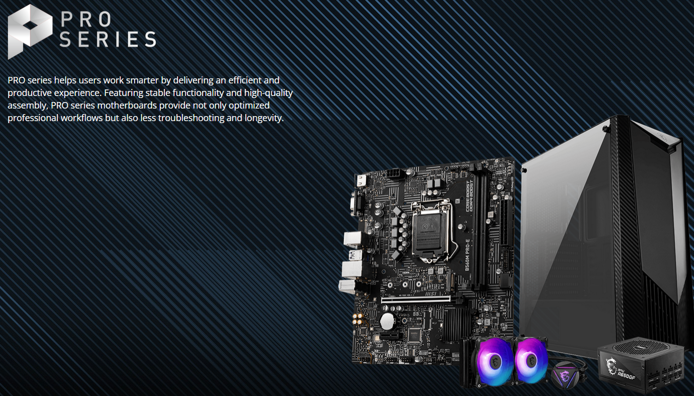 MSI B560M PRO-E Motherboard LGA 1200 SOCKET | Shopee Malaysia