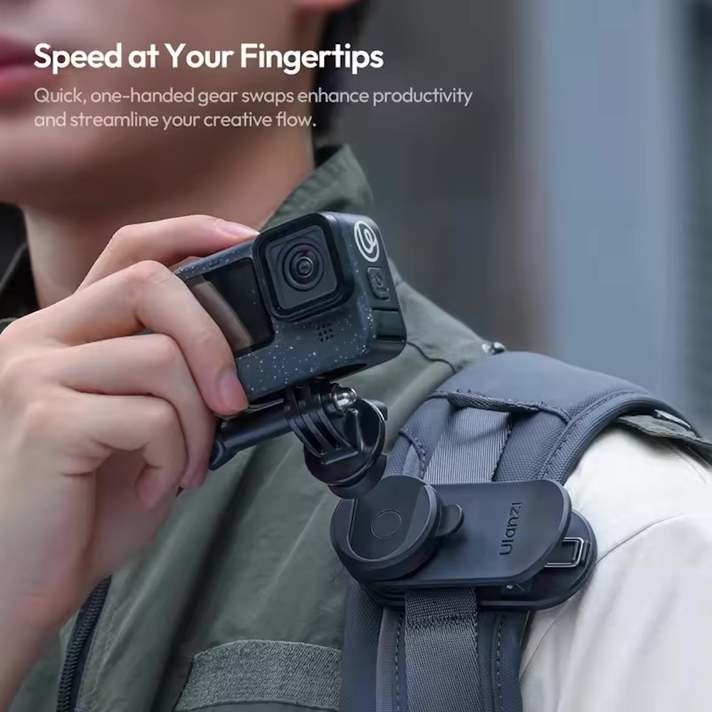 Ulanzi CK01 / CK02 Magnetic Backpack Clip Bag Strap Screw Mount for ...