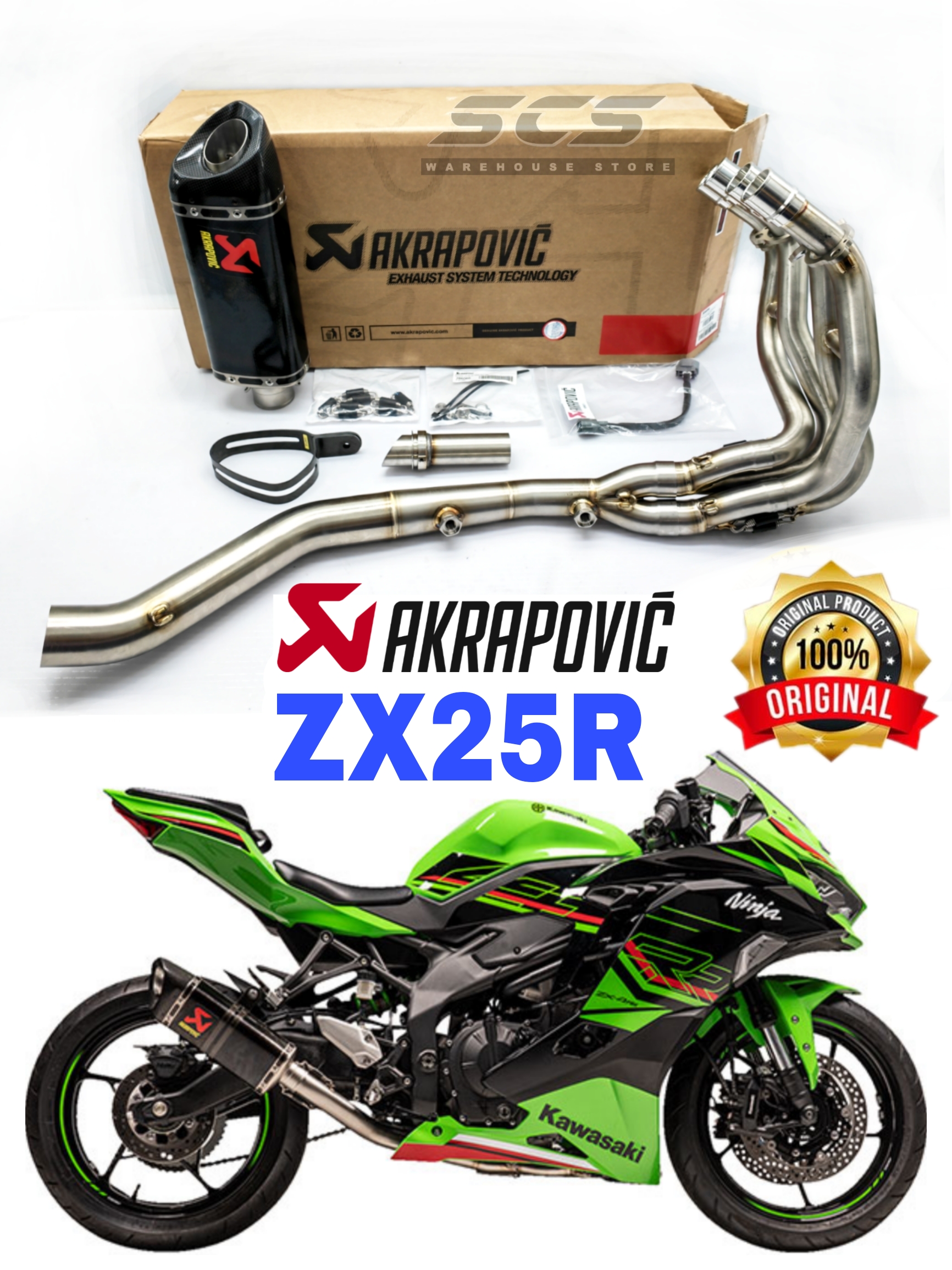 さきページ Akarapovic zx25r （Jual Knalpot Akrapovic Kawasaki Zx 25 R