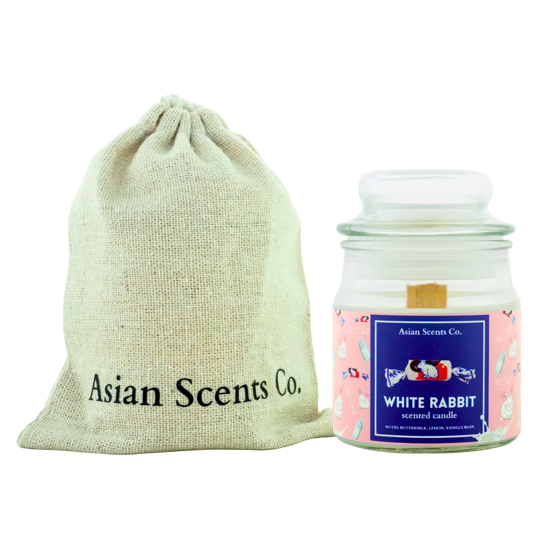 Asian Scents Co. White Rabbit Candy Travel Size Scented Candle (80g ...