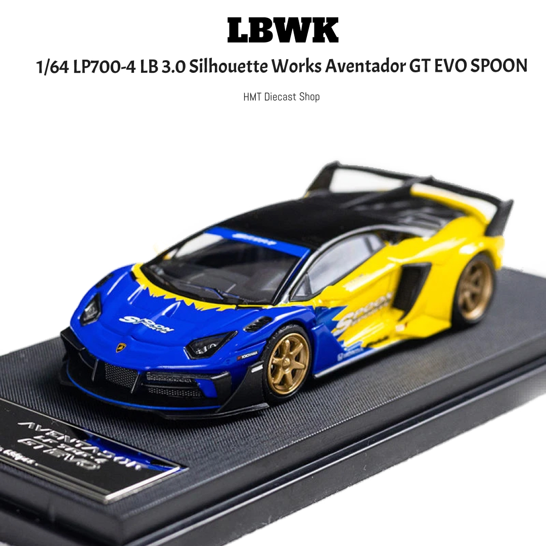 LBWK MODEL 1/64 LP700-4 LB 3.0 Silhouette Works Aventador GT EVO SPOON ...