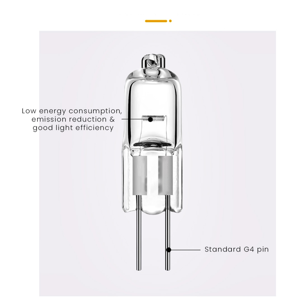 ROCKET BULB G4 , 12V 20W , 50W 3000K WARM WHITE | Shopee Malaysia