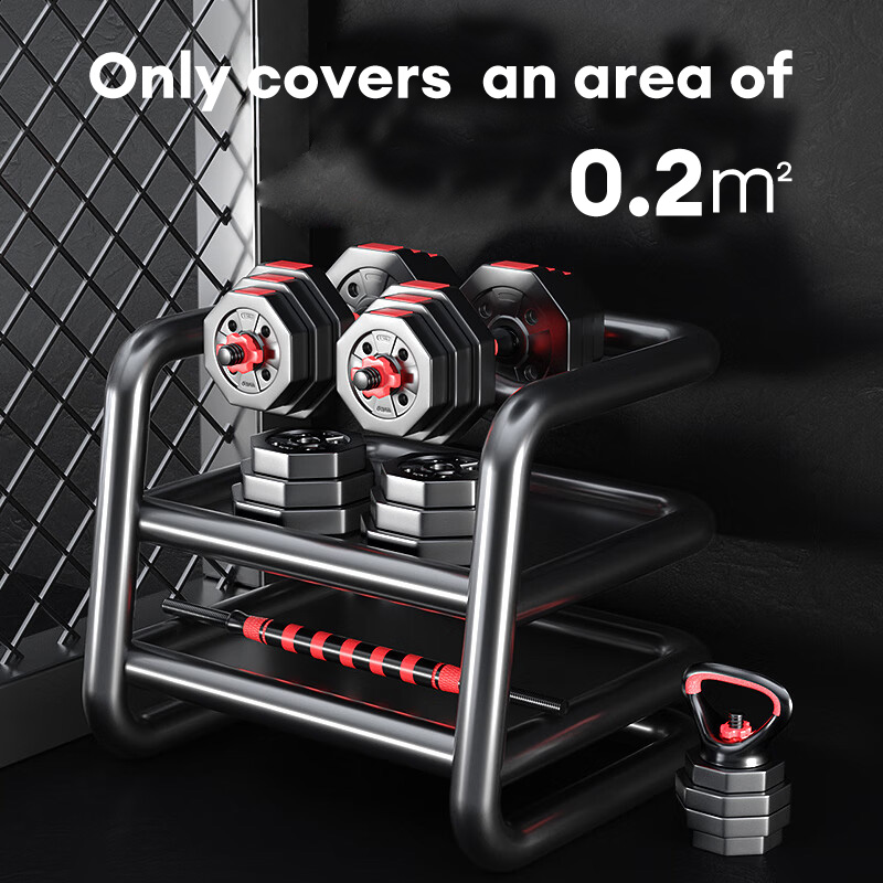 Dumbbell Set Octagon 10-40KG Adjustable Barbell Converter Weight ...