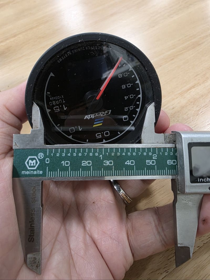 GReddy Digital Meter Gauge 34 Colour Water Oil Temp RPM Vacuum Boost ...