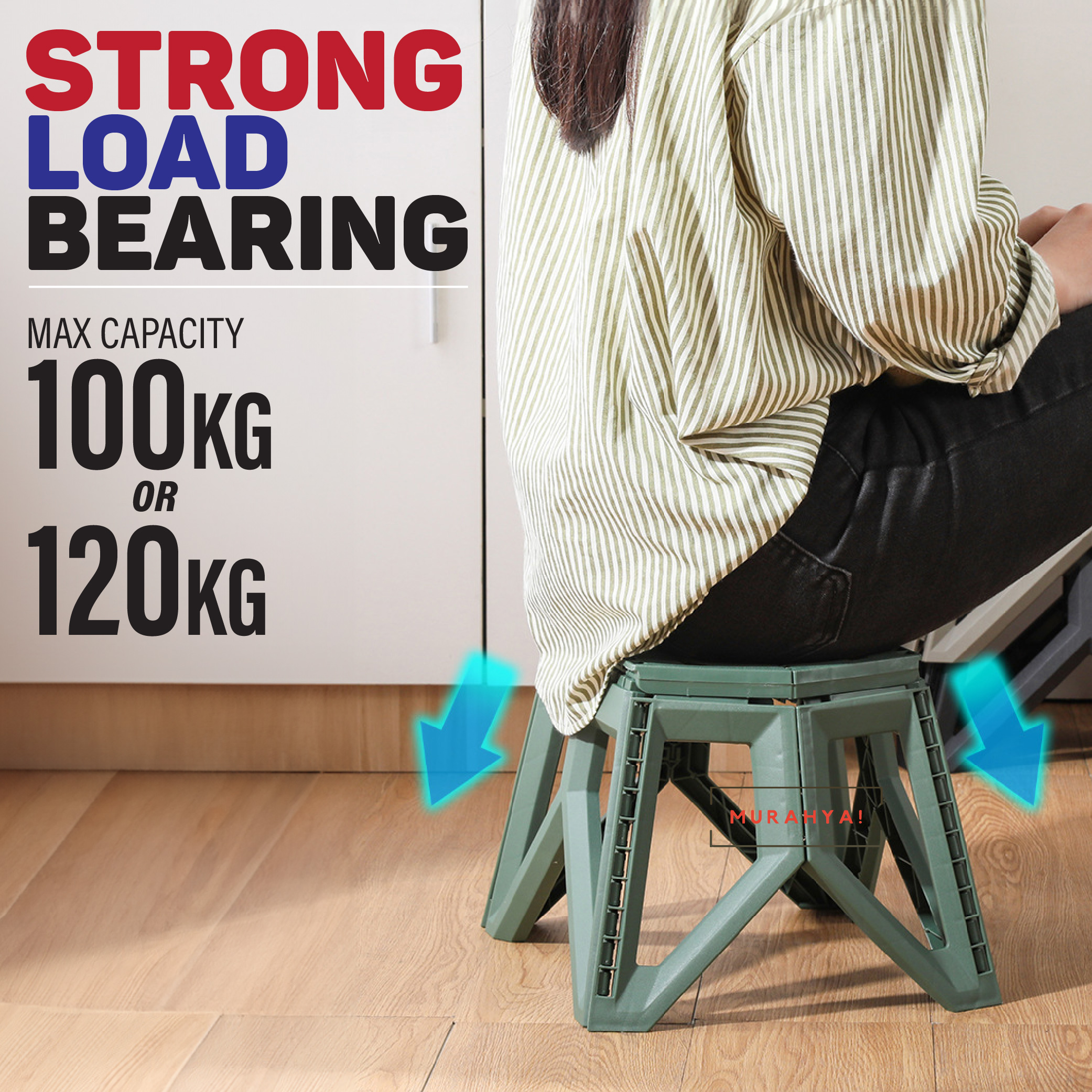 Camping Military Style Foldable Stool Outdoor Folding Portable Chair ...