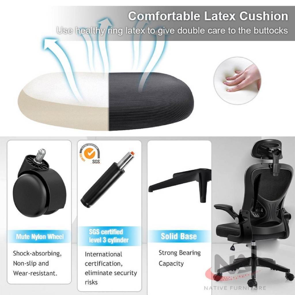 Ergonomics Chair Mesh Office Chair Computer Chair Gaming Chair with ...