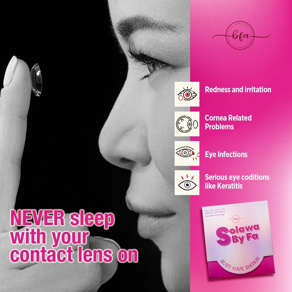 Contact Lens Solawa [1.00-8.00] Plano Degree Solawalens Softlens ...