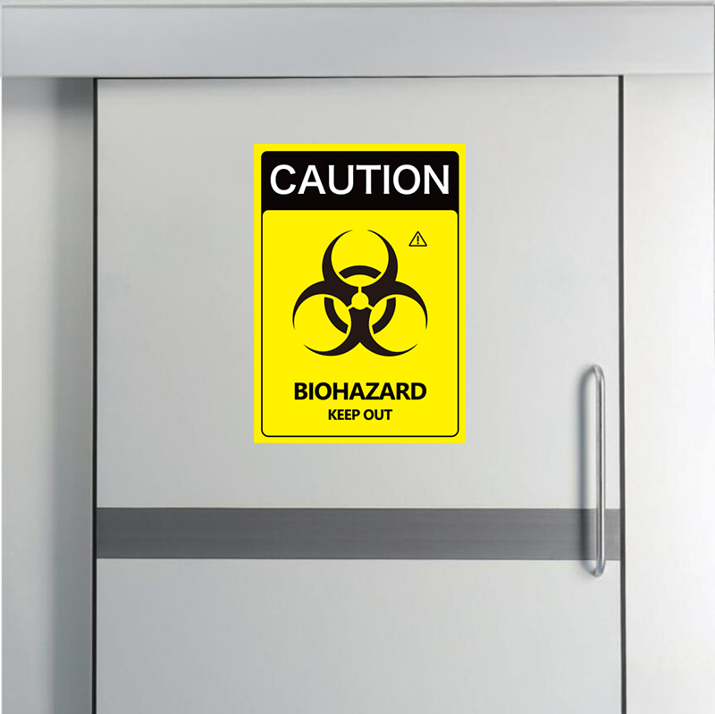 Biohazard Do Not Approach Warning Sign X-Ray Radiation Hazard Warning ...
