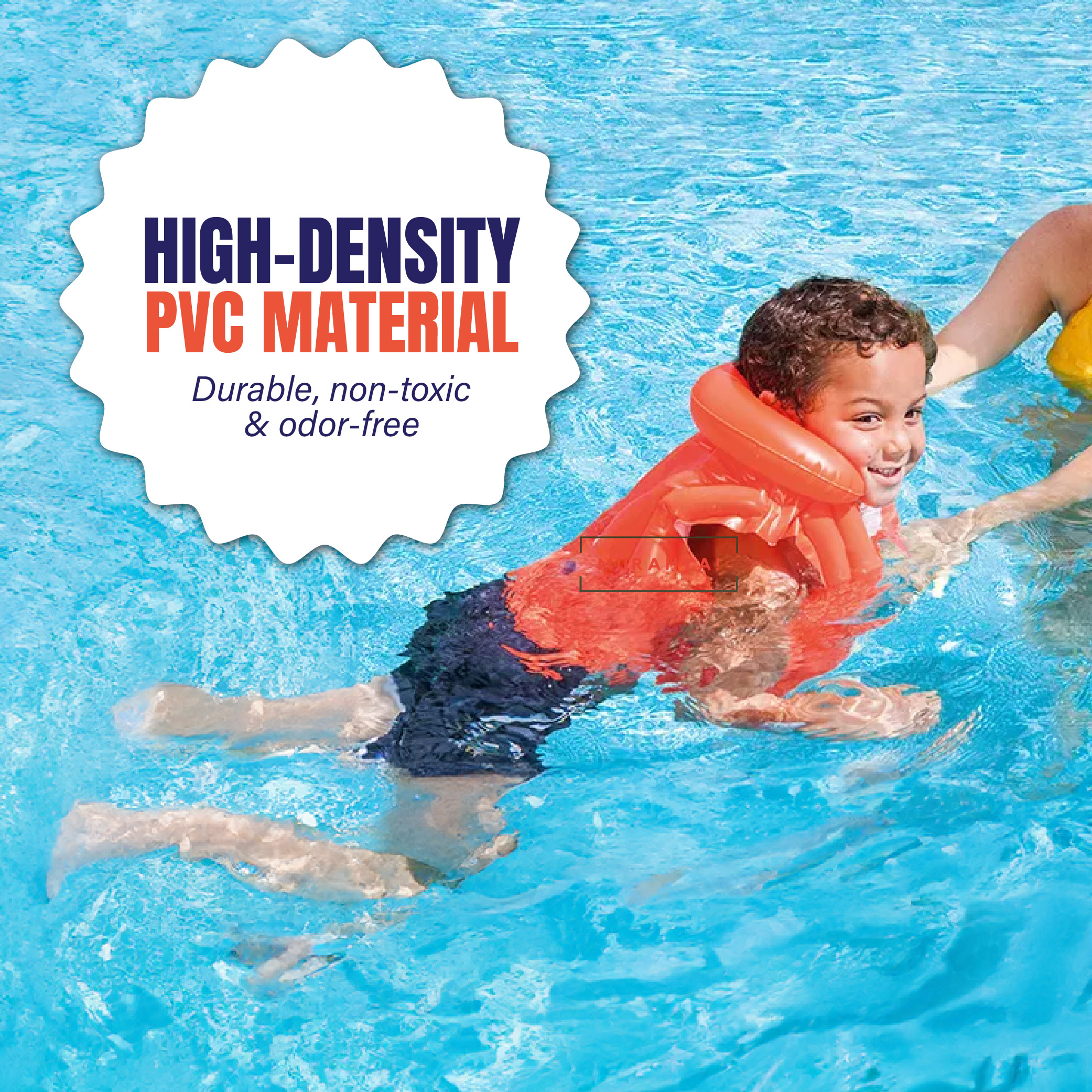 Kids Life Jacket Vest Swimming Inflatable Vest Swimsuit Floatable Swim ...
