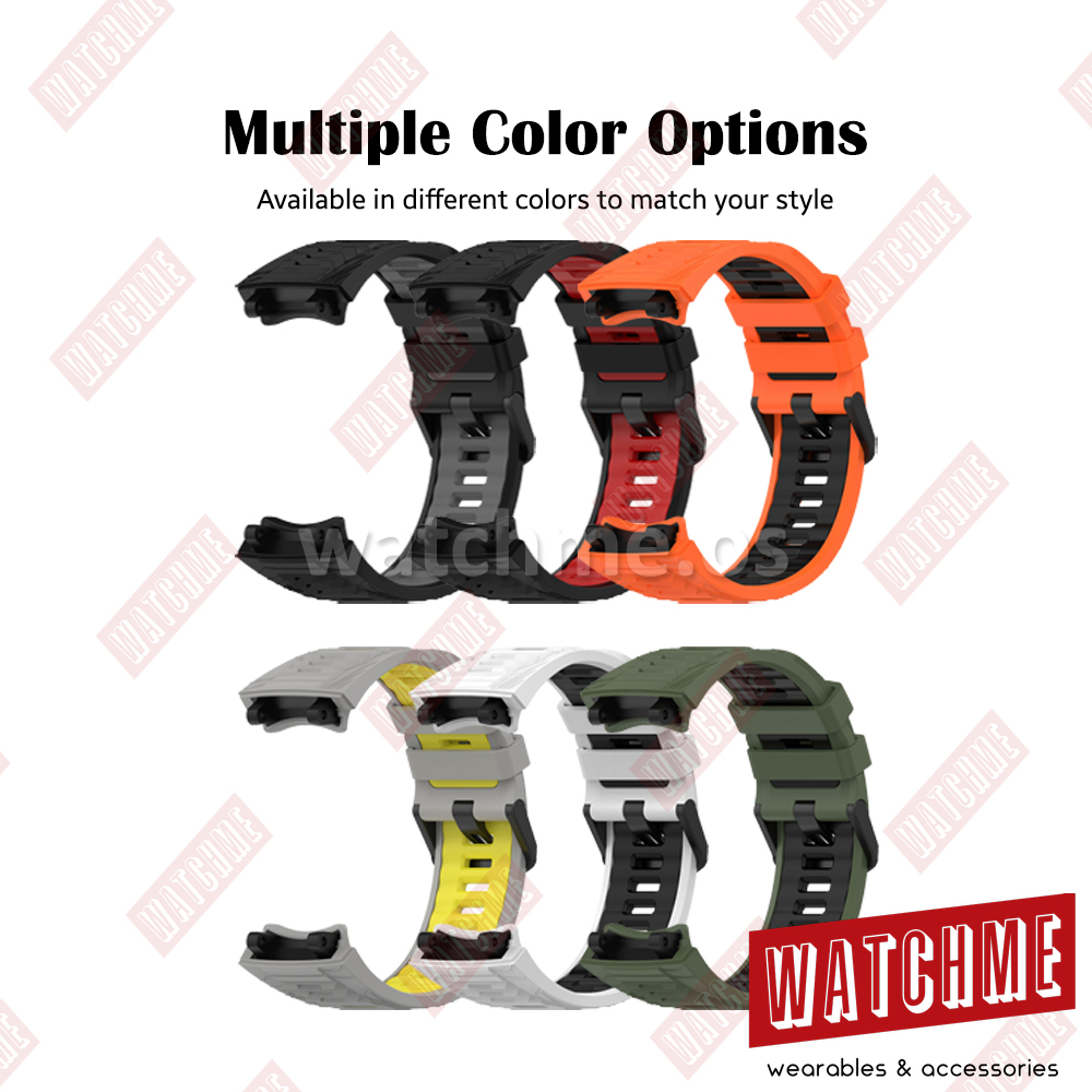 Amazfit Active Edge Strap, Two Tone Color Series, High Quality TPU ...