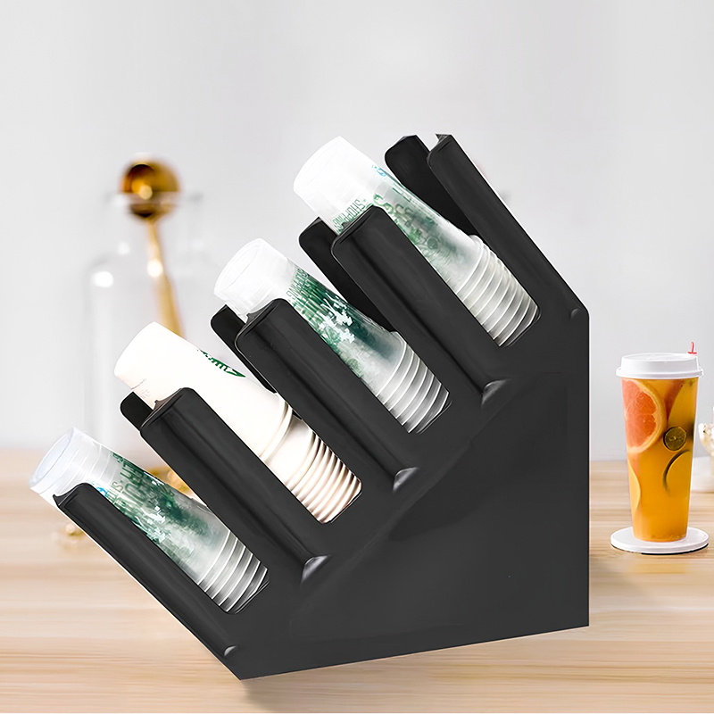 Paper cup holder Coffee cup holder Paper cup display rack Barang dapur ...