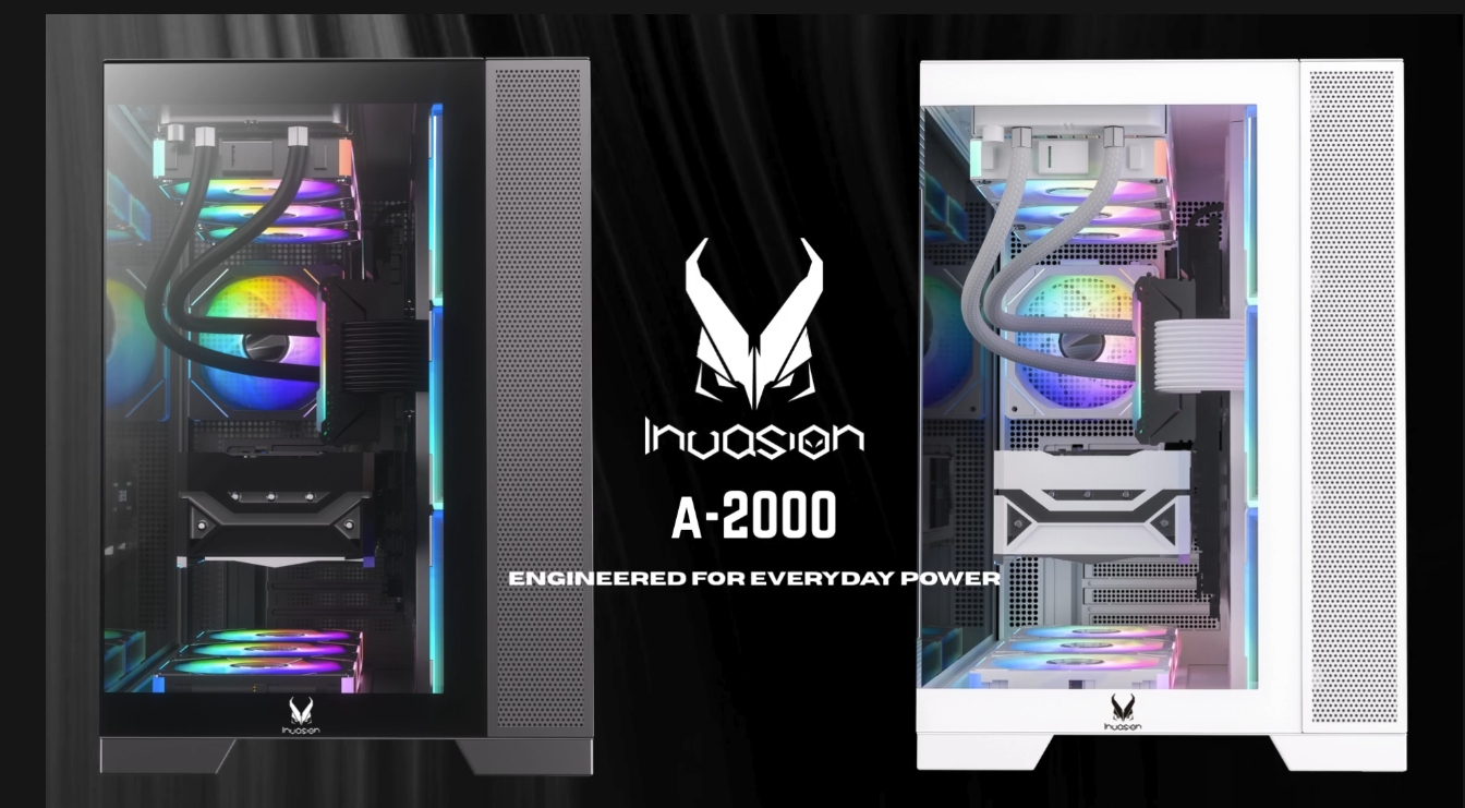 INVASION A-2000 ATX DESKTOP CASING / CASE WITH FLEXIBLE STORAGE SUPPORT ...