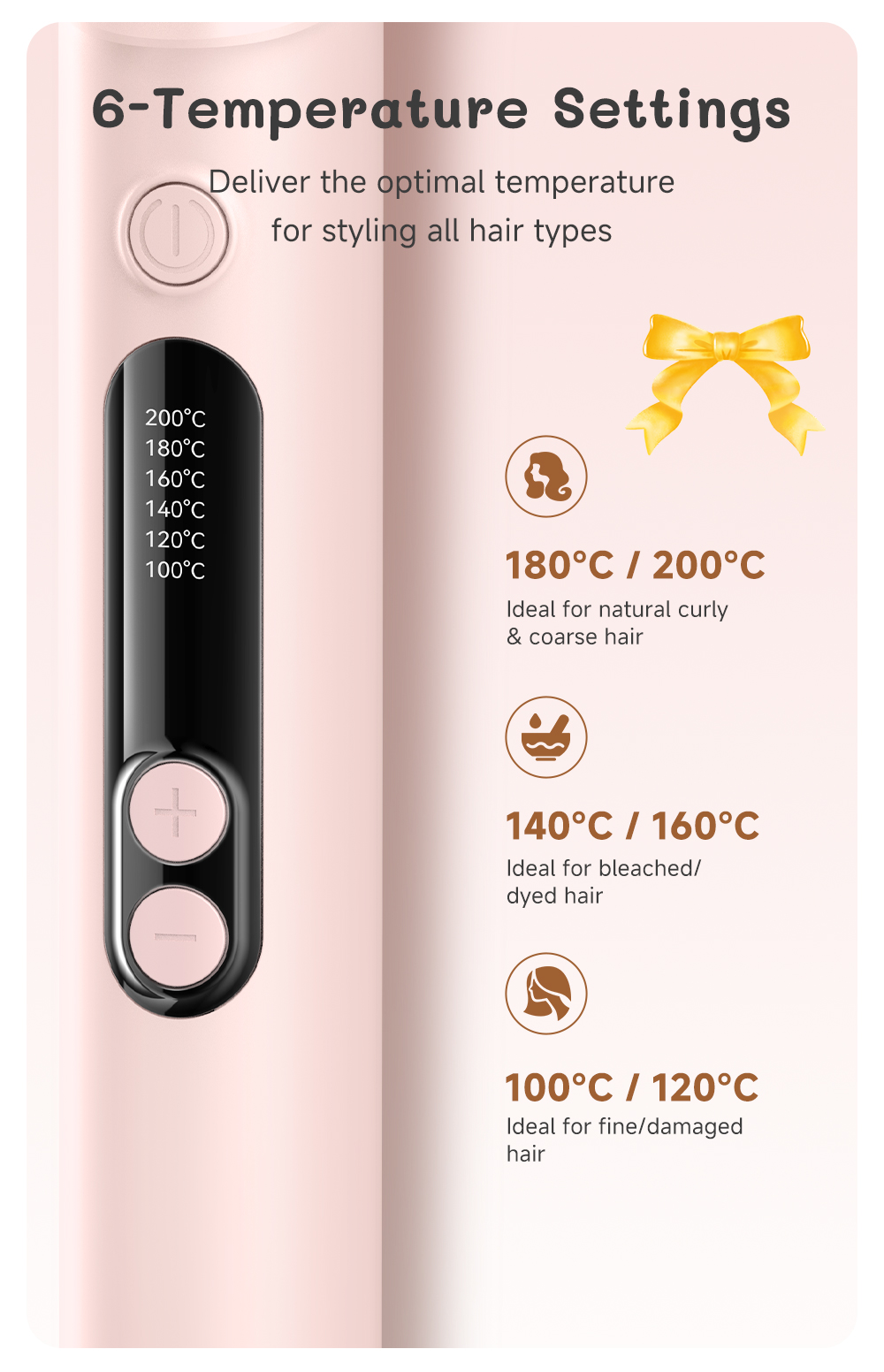 【Simplus×Butterbear】Straight Hair Comb Brush 20 Million Negative Ion ...