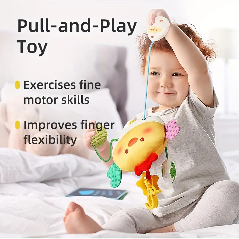 Baby Montessori Pull String Toys Sensory Toys for Toddlers Baby Toys 6 ...