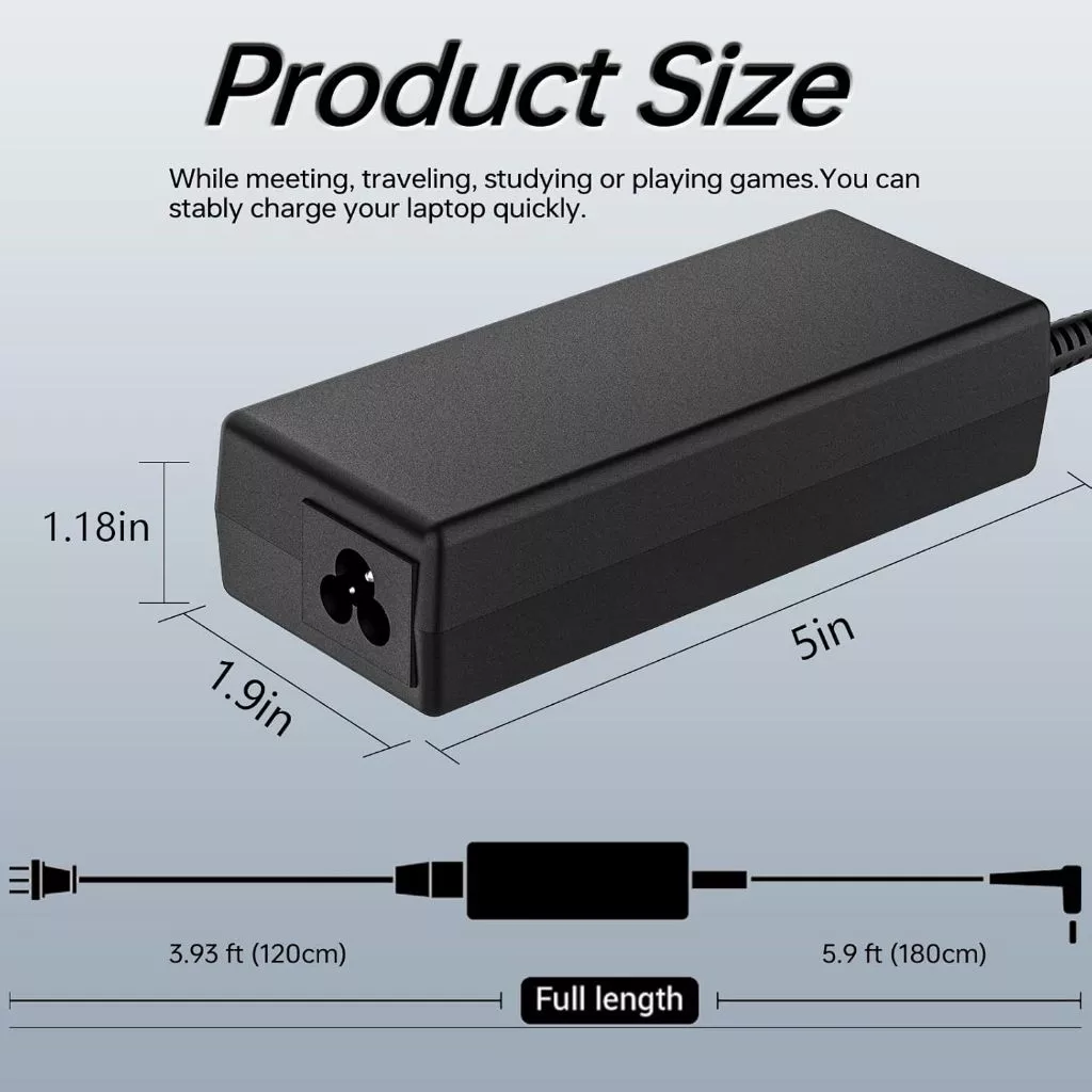 HP 90W 7.4*5.0mm laptop adapter, suitable for 22dd series/24dp series ...