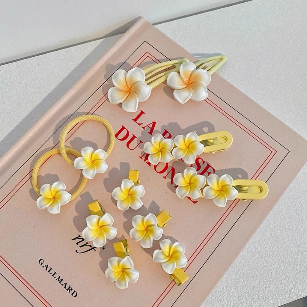 Ikat Rambut Pin Kanak-kanak Budak Bunga Kuning Yellow Flower Kid Hair ...