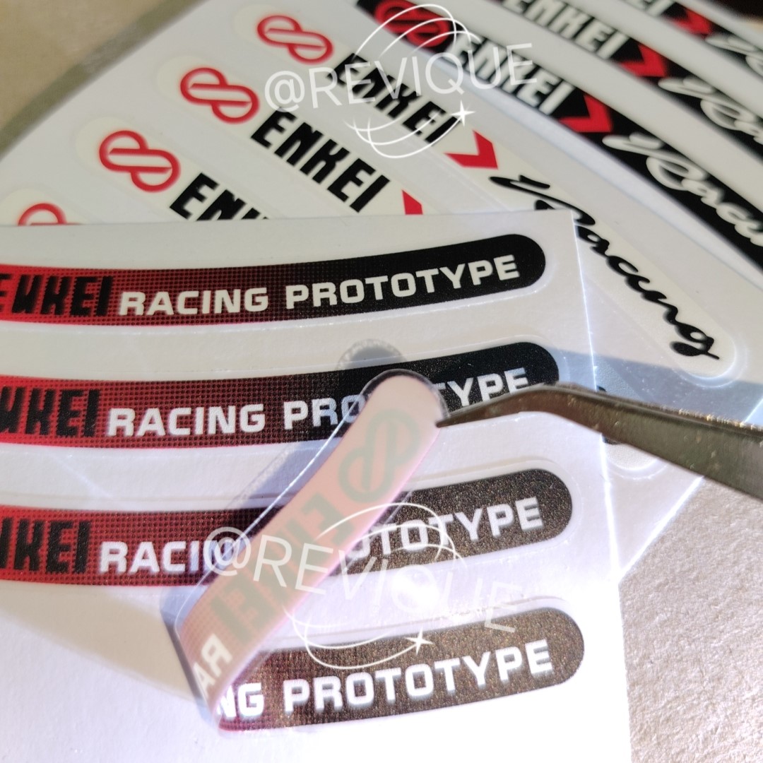 Sticker Rim ENKEI Gaya Jepun (4pcs) – ENKEI Racing Rim Sticker ...
