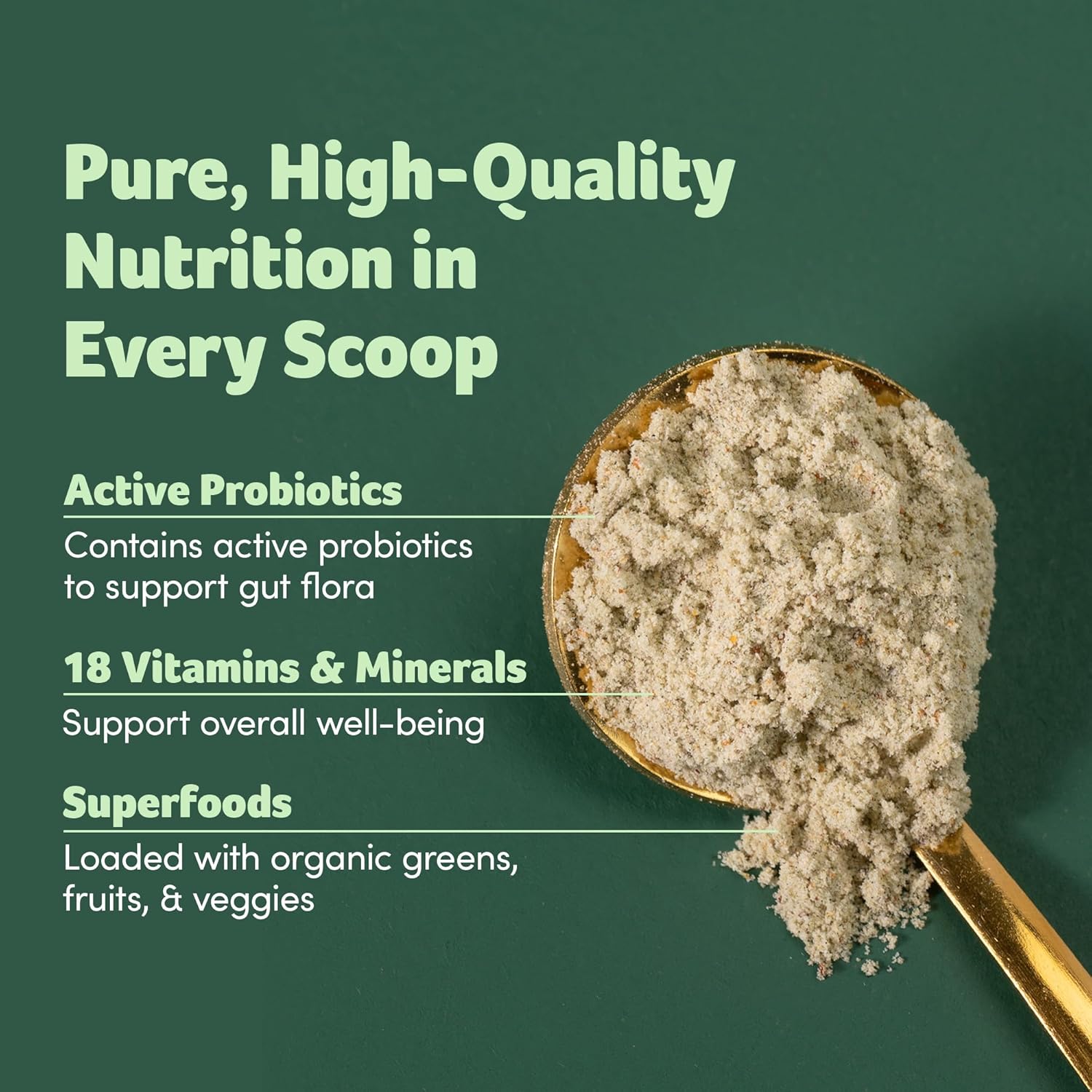 Genuine Purely Inspired Organic Greens Powder Superfood Smoothie Mix