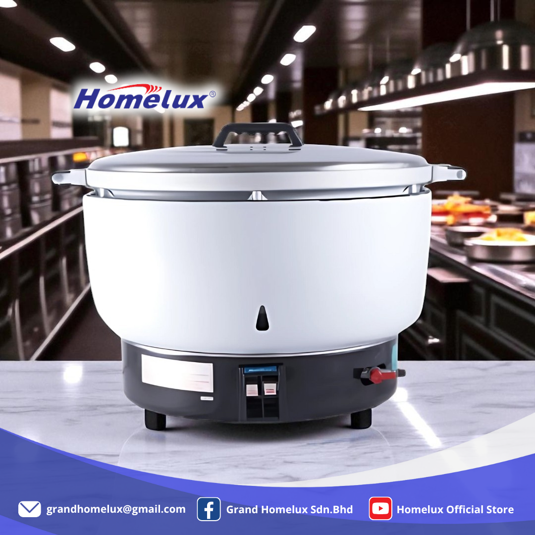 HOMELUX COMMERCIAL GAS RICE COOKER HGRC SERIES HGRC-23 PERIUK NASI ...