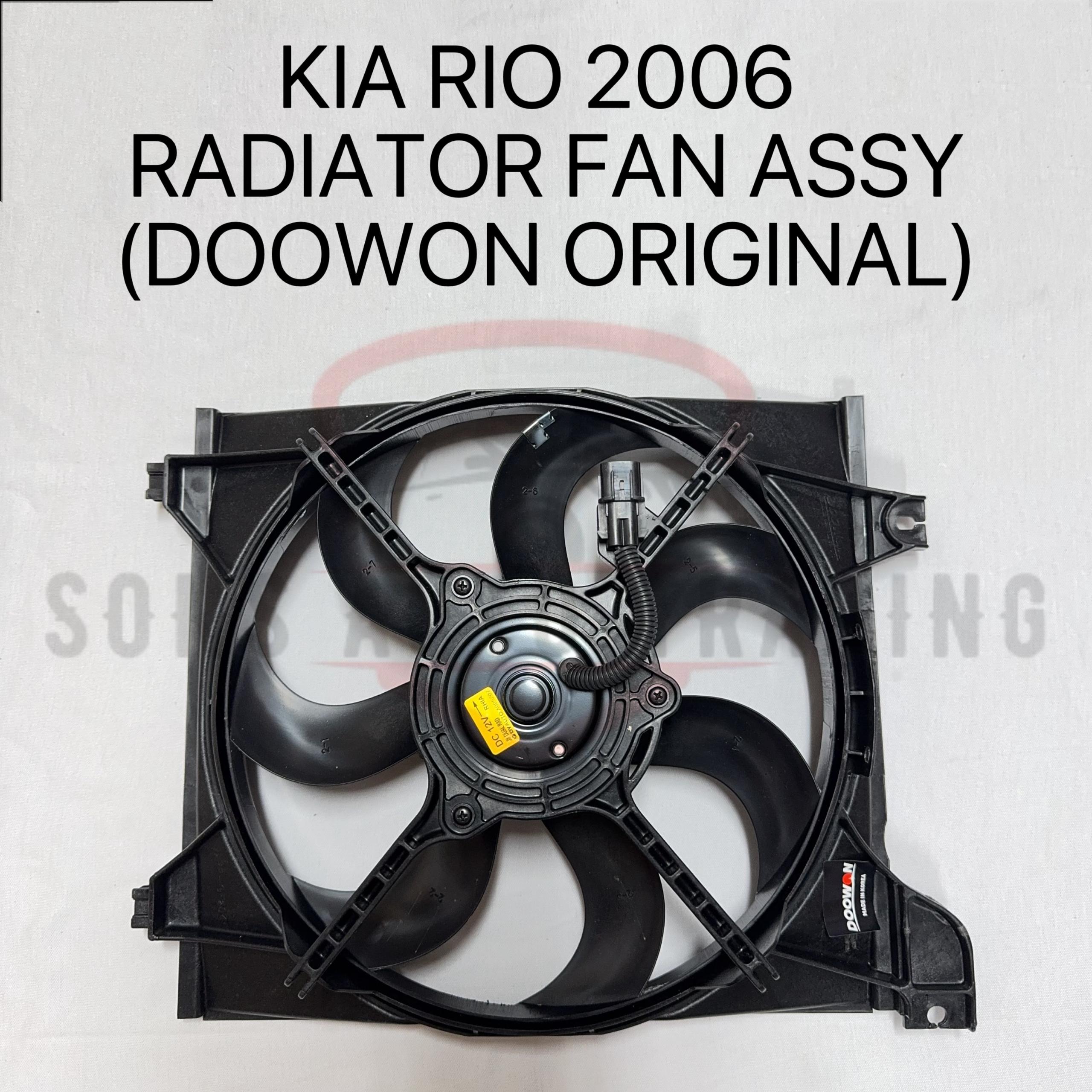 25380-1G100 KIA RIO 2006 RADIATOR FAN ASSY (DOOWON ORIGINAL) | Shopee ...