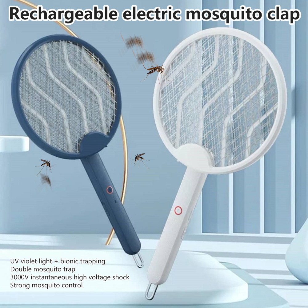 Rechargeable Electric Mosquito Racket Nyamuk Foldable Electric Mosquito ...