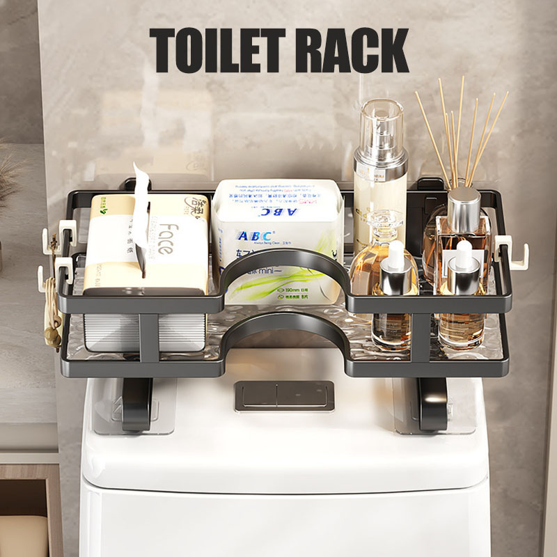 Toilet Rack Stainless Steel Rak Tandas Rak Toilet Bathroom Organizer ...
