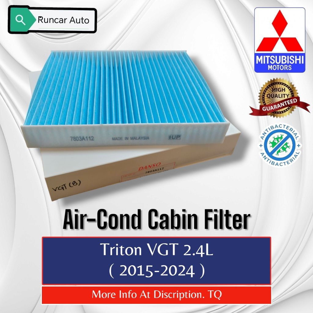 [ Mitsubishi ] Air-Cond Cabin Filter • Triton VGT MIVEC 2.4L (2015-2024 ...